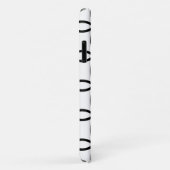 Witte en zwarte ringen Case-Mate iPhone case (Achterkant/rechts)