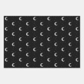 Witte en zwarte tinten inpakpapier vel (Voorkant)