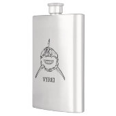 Witte en zwarte tribale witte haai flacon (Links)