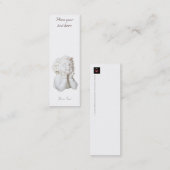 Witte Engel - bladwijzer Mini Visitekaartje (Voorkant / Achterkant)