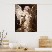Witte Engel Poster (Keuken)