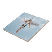Witte engel tegeltje (Zijkant)