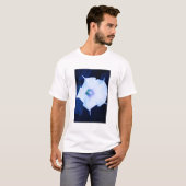 witte engel trompetbloem t-shirt (Voorkant volledig)