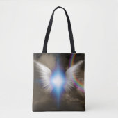 Witte engelen vleugels draagtas (Voorkant)