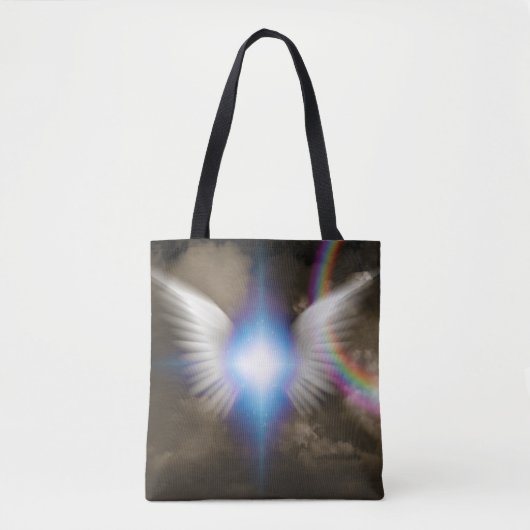 Witte engelen vleugels draagtas (Voorkant)