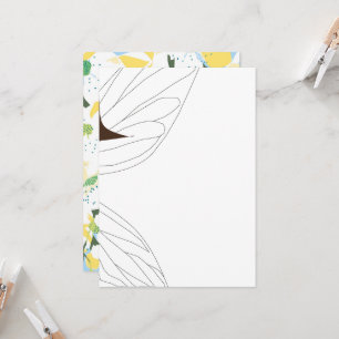 Witte fee in sprookje, vrijgezellenfeest, bloemen kaart