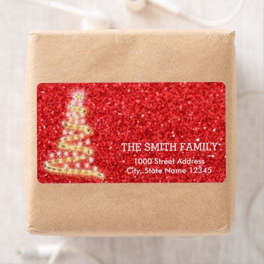 -witte feestdag rond kerstmis etiket (Insitu)