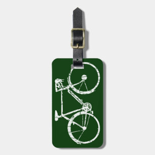 witte fiets bagagelabel