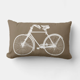 witte fiets bicycle Worp kussen taupe bruin