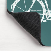 witte fiets muismat (Hoek)