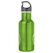 witte fiets waterfles (Achterkant)