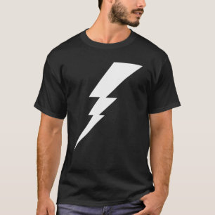 Witte Flash-bliksembolt T-shirt