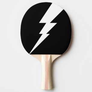 Witte Flash-bliksembolt Tafeltennisbatje