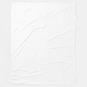 Witte fleece deken (Voorkant)