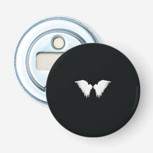 Witte flesopening button flesopener