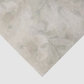 Witte Floral ontkoppeling Tissuepapier (Detail)