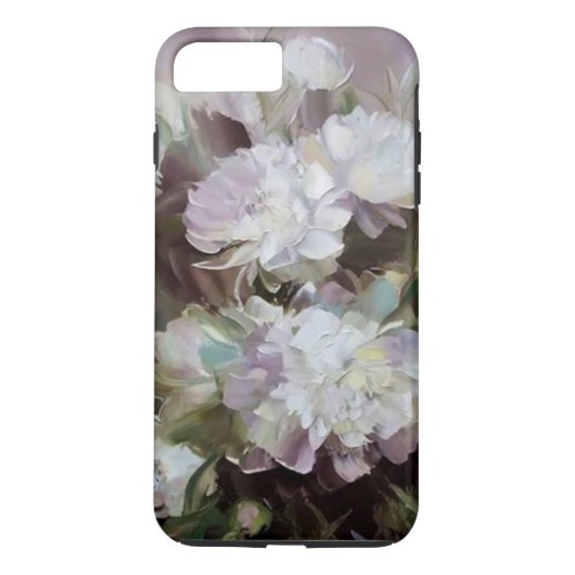 witte florale hydrangea Case-Mate iPhone case (Achterkant)