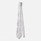 Witte Folie strepen Stropdas (Voorkant)