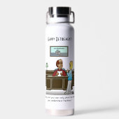 Witte fracties waterfles (Achterkant)