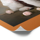 Witte Franse poedel Klassieke kunst Portret Poster (Hoek)