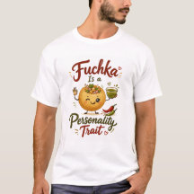 Witte Fuchka-liefhebber Bengali T-shirt voor manne