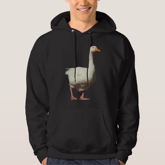 Witte gans hoodie (Voorkant)