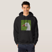 Witte gans hoodie (Voorkant volledig)