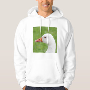 Witte gans hoodie