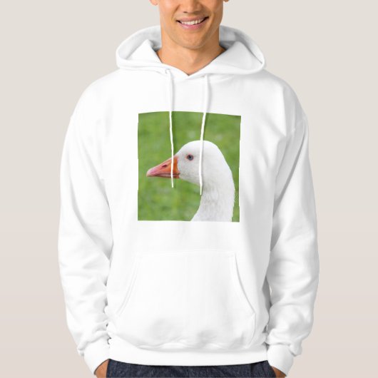 Witte gans hoodie (Voorkant)