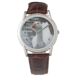 Witte gans horloge