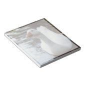 Witte gans notitieblok (Schuin)