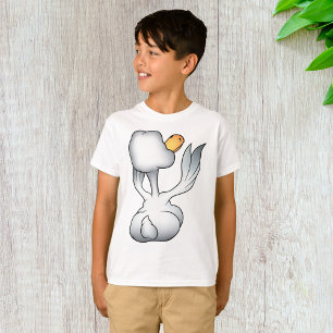 Witte Gans Van Achteren Domme Vogel T-shirt