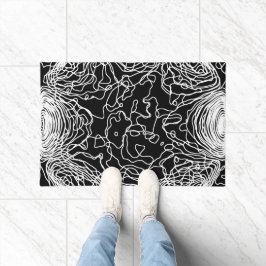 Witte garendeurmat deurmat