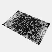 Witte garendeurmat deurmat (Schuin)