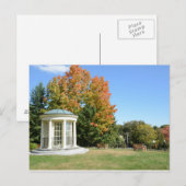 witte gazebo in het najaar briefkaart (Voorkant / Achterkant)