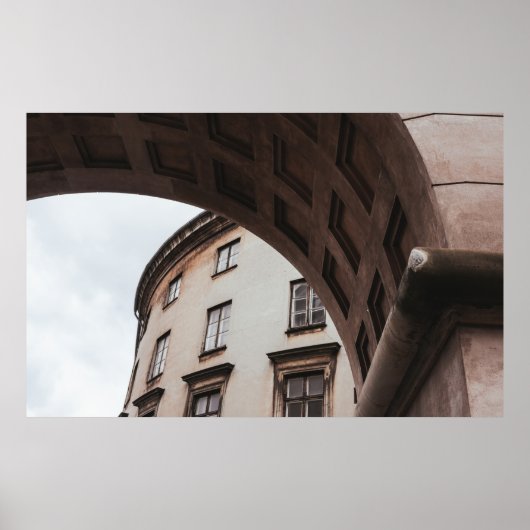 WITTE GEBOUWDE BOUW POSTER (Voorkant)