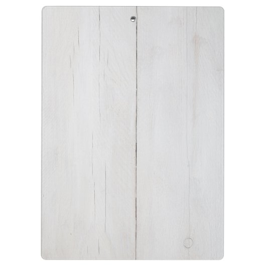 Witte gebruikte  houtstructuur als achtergrond klembord (Achterkant)