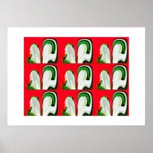 Witte gedistilleerde dranken poster