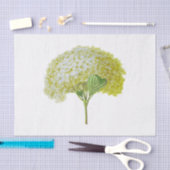  witte geel waterbloem tissuepapier (Craft)