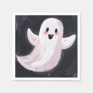 Witte Geest Lieve Halloween Feest Servet