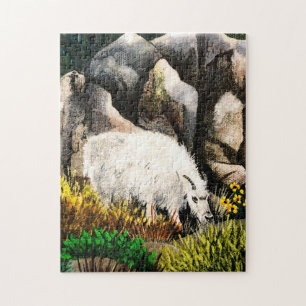 Witte Geit Junior Puzzel