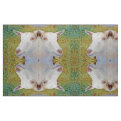 Witte geit stof (Fat Quarter)