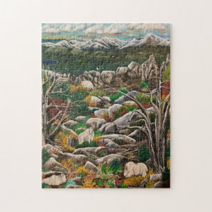 Witte Geiten van Mount Ireland Legpuzzel