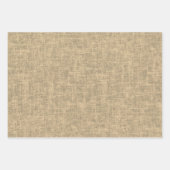 Witte, gele anemonen op een grijs-bruine achtergro inpakpapier vel (Voorkant 2)