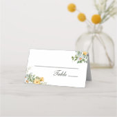 Witte Gele Bloemen Bruiloft (Voorkant)