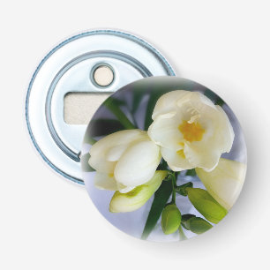 witte gele diepte button flesopener