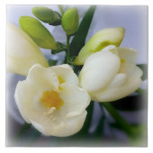 witte gele diepte tegeltje (Voorkant)