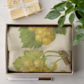 Witte Gele Druivenwijn Ephemera Decoupage Tissuepapier (Geschenk)