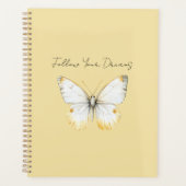 Witte Gele Vlinder Planner (Voorkant)