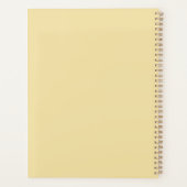 Witte Gele Vlinder Planner (Achterkant)
